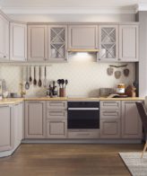Кухонный гарнитур 2 'Мишель' с карнизом (ширина 280х152 см)